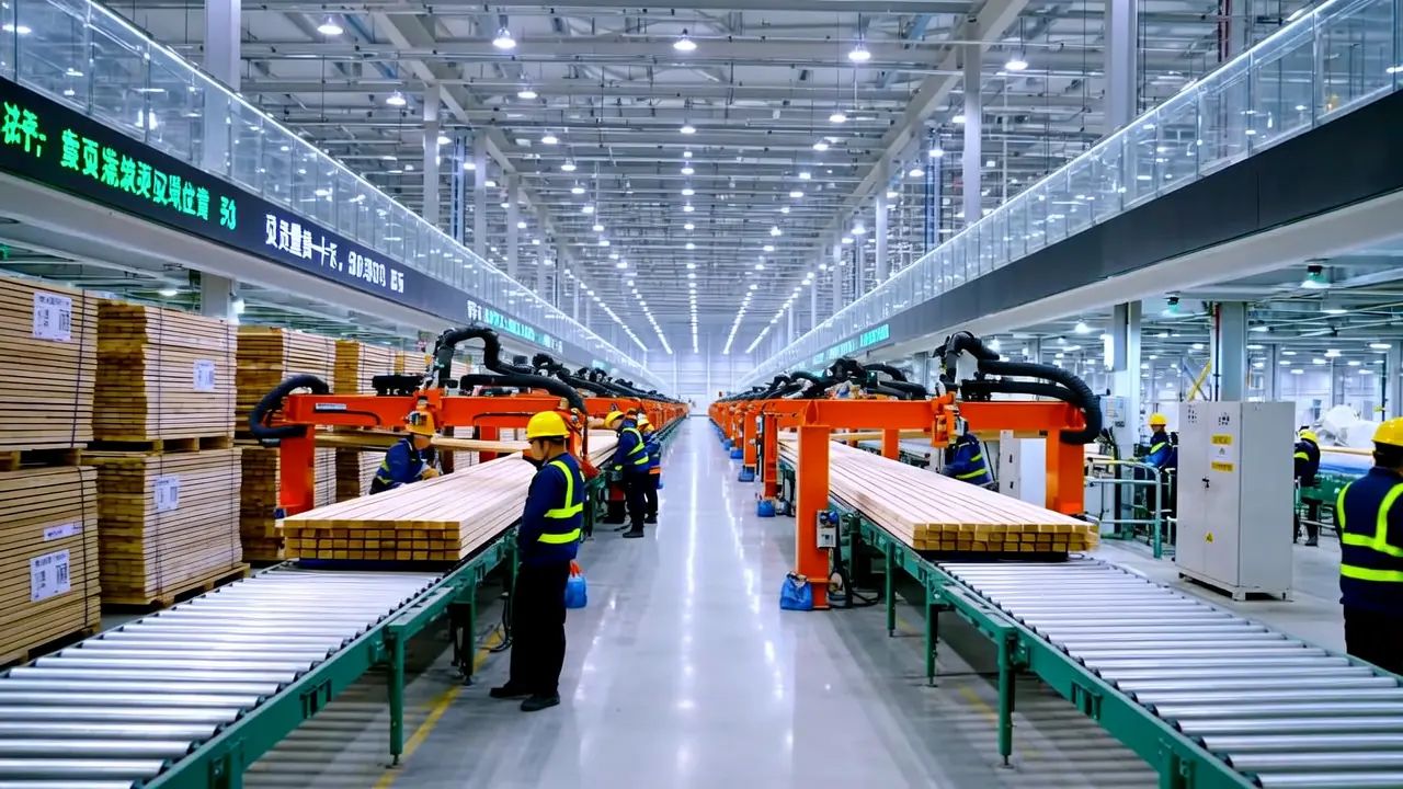 GoLink Floor engineered wood flooring factory and manufacturing base in China